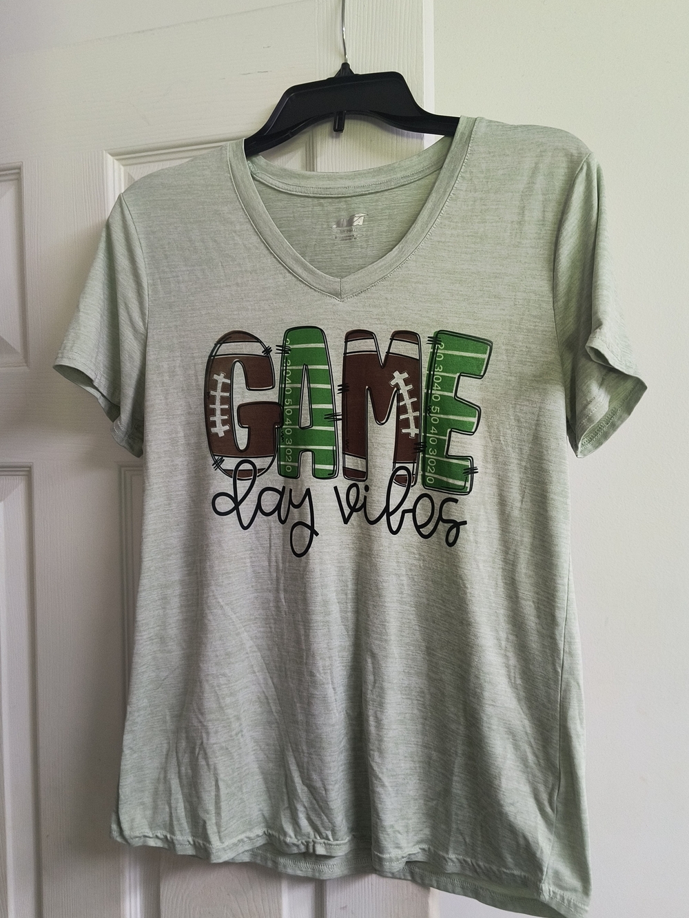 Customized, handmade graphic tee Short Sleeve Tee - Sage Green